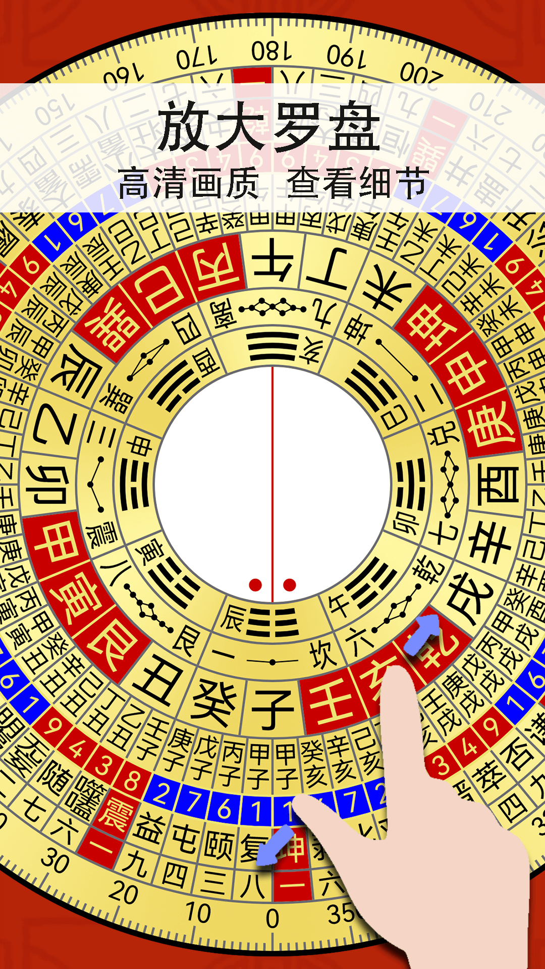 精密罗盘指南针截图2