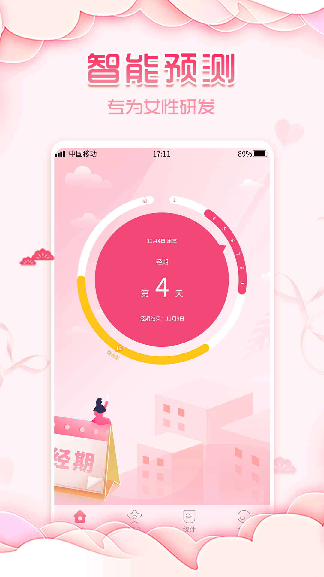 大姨妈月经期助手app截图1