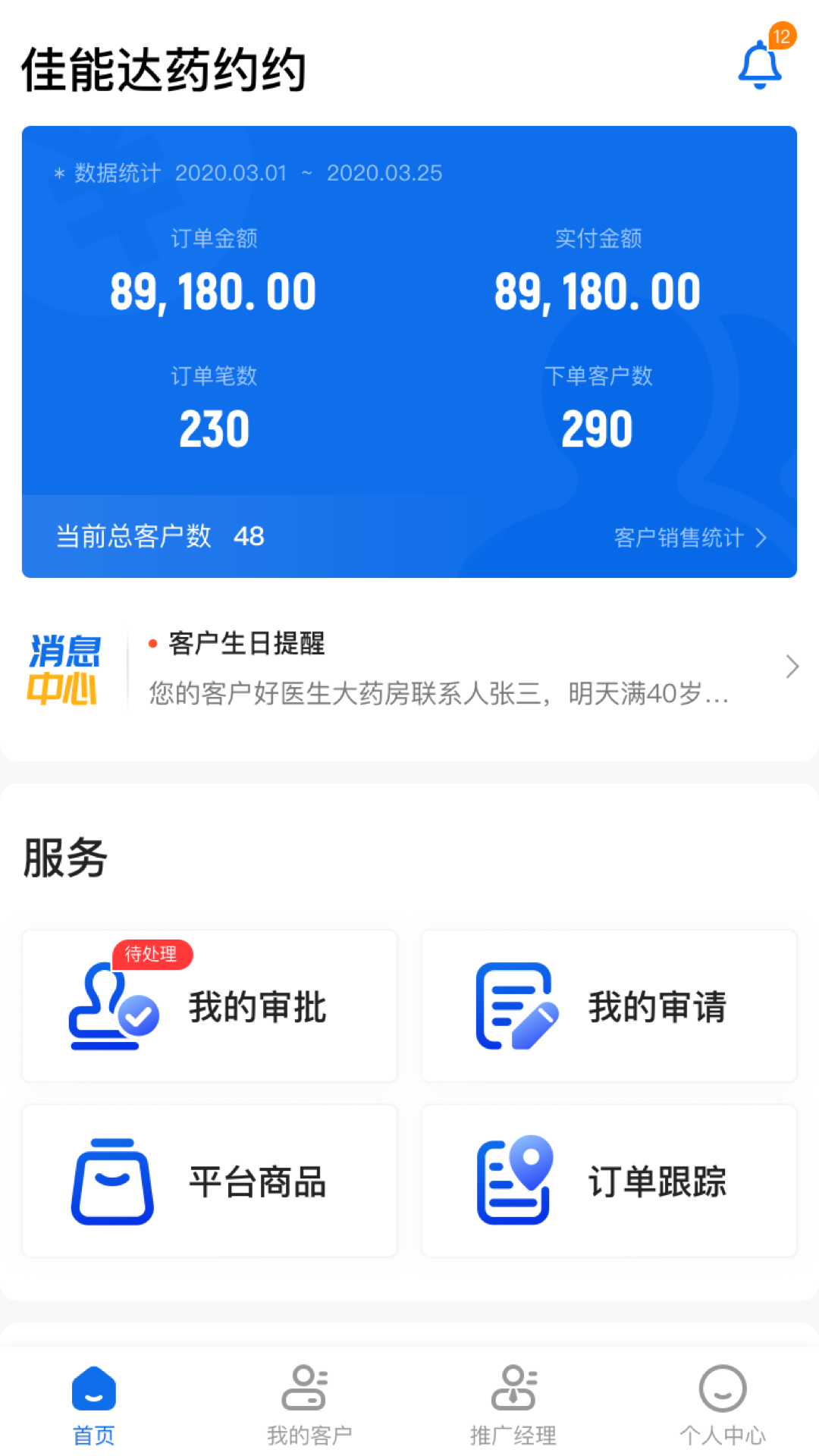 药约约管理端截图1
